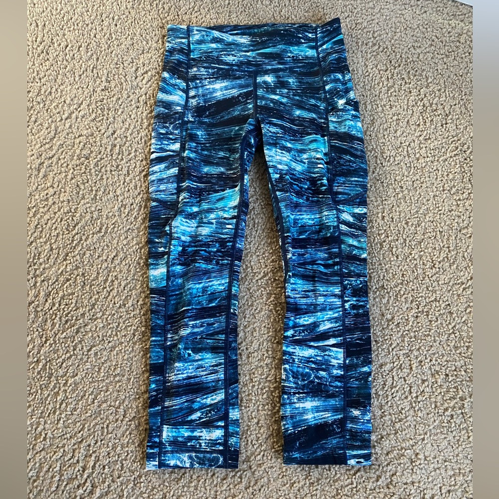 Lululemon Athletica Leggings Fast and Free Highrise Crop 19” Size 4